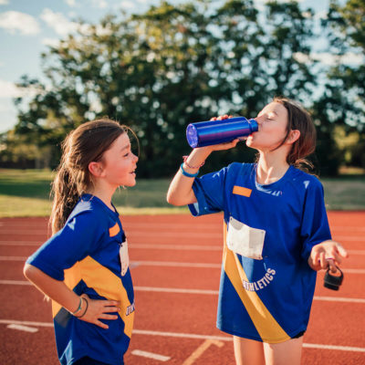 2 young athletic students