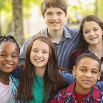 group of young kids